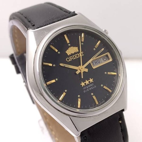 Orologio uomo ORIENT Crystal 3 stelle 0S469C310B Day.Date vintage BRQ41NRZ4 - Foto 2 di 9