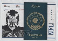 2012 Playoff Prestige NFL Passport Nick Foles #26 10no