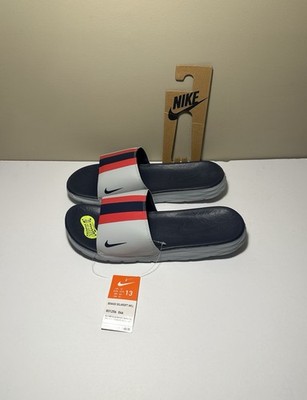 Nike Benassi Solarsoft Men's Size 13 Slide Sandal New England Patriots 83125-926