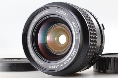 Near MINT] Minolta MC W.ROKKOR-SI 24mm f/2.8 Wide Angle MF Lens