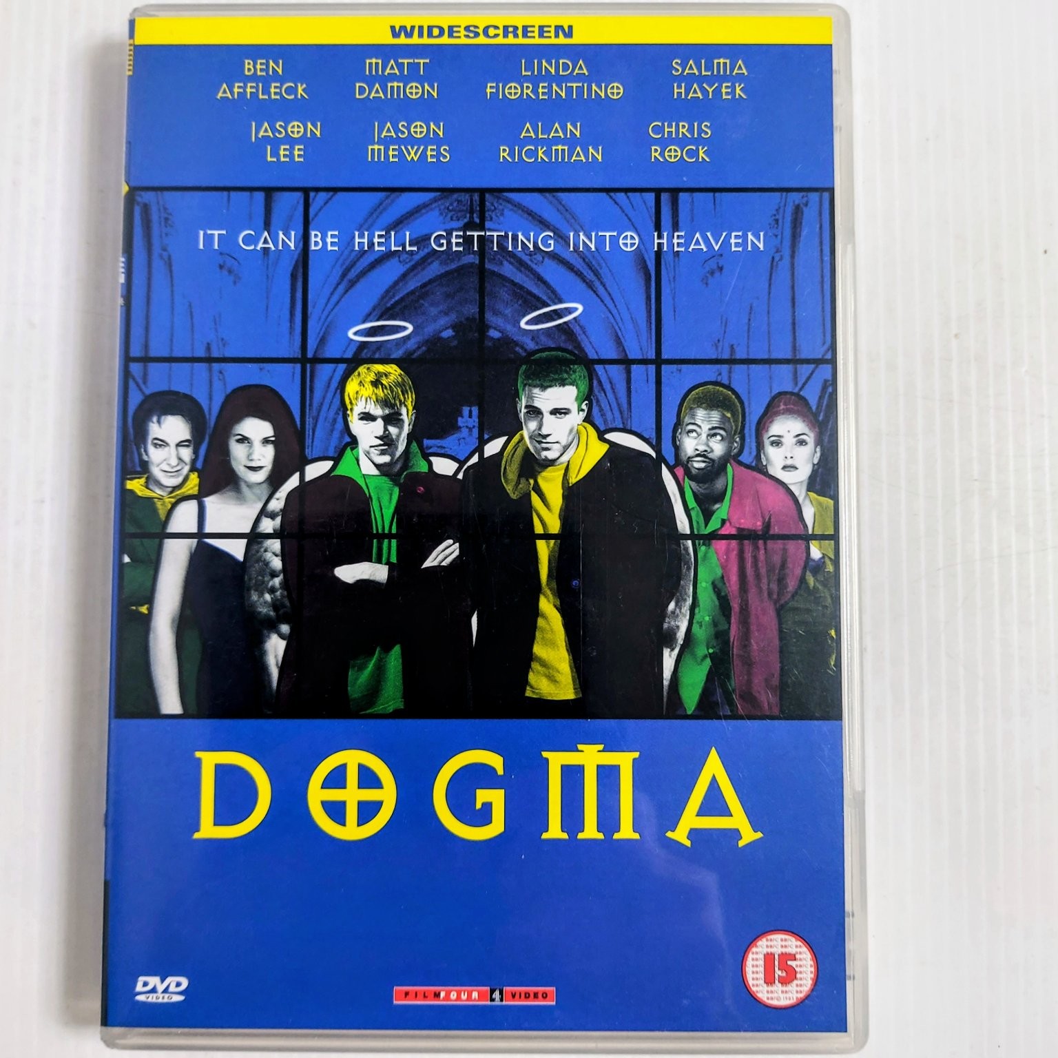Dogma DVD 1999 Widescreen Kevin Smith, Ben Affleck, Matt Damon, Alan Rickman