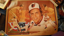 1983 Brooks Robinson Hall Of Fame Poster 19x26 Crown Central Petroleum Orioles