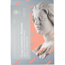 [#1509282] San Marino, 2 Euro, Gian Lorenzo Bernini, FDC, 2018, Rome, Bi-Metal, 