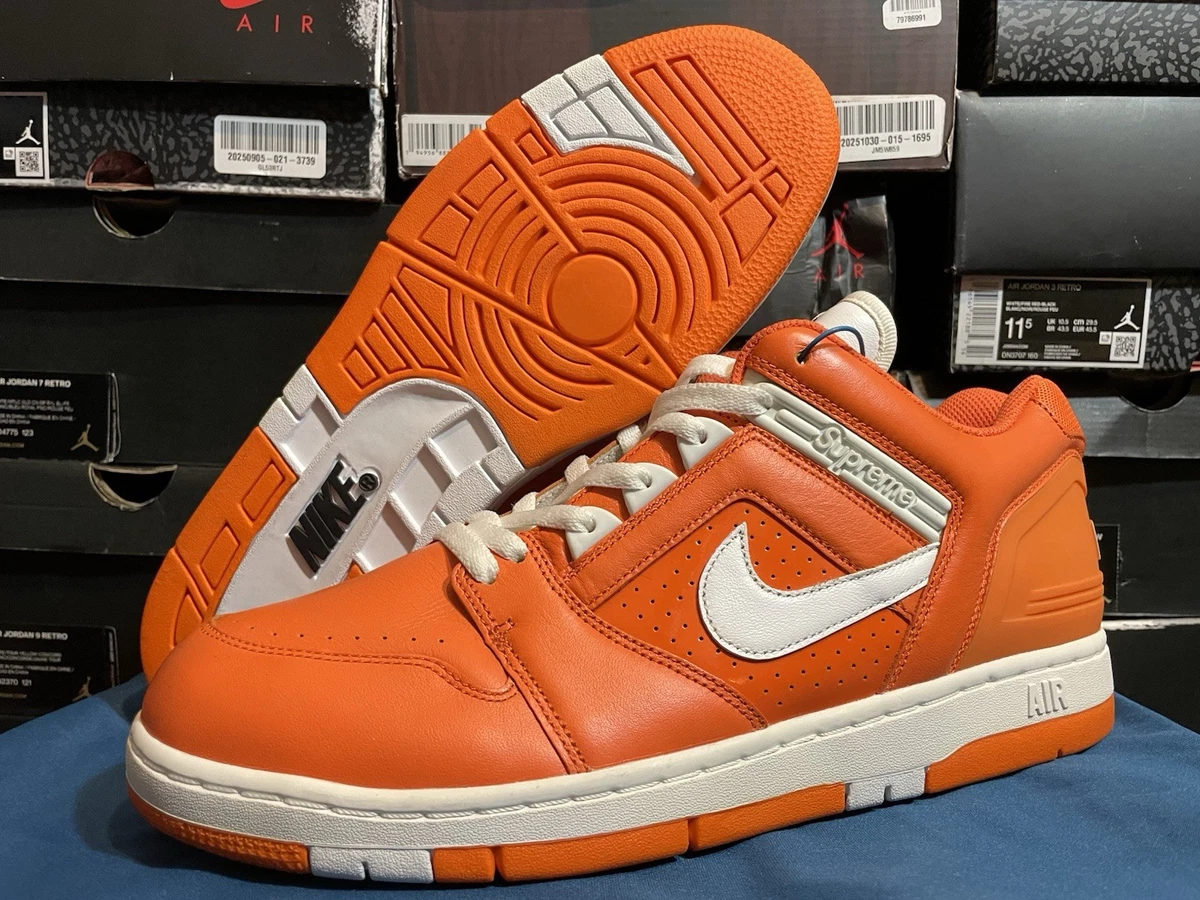 NIKE × Supreme SB AIR FORCE 2 　US13　室内履き Preços baixos em Nike Supreme x Air Force 2 Orange | eBay