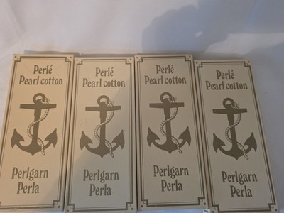 Anchor Perlé Pearl Cotton Embroidery Floss Lot Yellow Red Blue Green