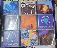 9 - Nine - The Moody Blues CD Lot Best Of - Legend Of A Band - Red Rocks VG