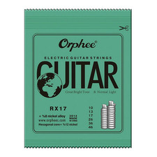 Orphee Electric Guitar Strings Set Rx Series Hexagonal Carbon Steel 6 String For