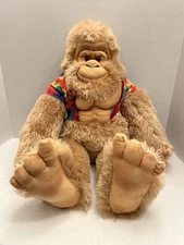 Wild Republic Artist Collection Sasquatch Bigfoot 18” Plush With Tie Dye Shirt