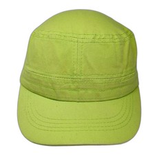 Army Cap Green Hat Strapback OS Adjustable Cotton Solid Cadet Military Style Hat