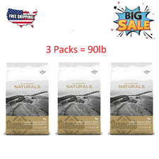 3 Pcs Diamond Naturals Light Adult Dog Lamb Meal Rice Formula Food,90LB total