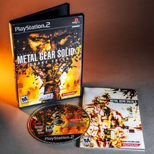 METAL GEAR SOLID 3: SNAKE EATER - PS2 -TESTED-COMPLETE CIB - PRISTINE CONDITION