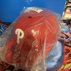 Michael Young Signed Phillies Full-Size Batting Helmet (Playball Ink)