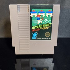 10-Yard Fight 5 Screw Original Black Box NES Nintendo Entertainment System 1985