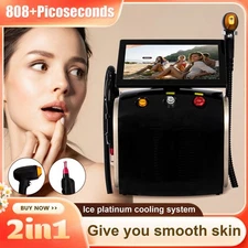 Diode Laser 808nm Painless Hair Removal Nd Yag Pico Laser Tattoo Removal Machine
