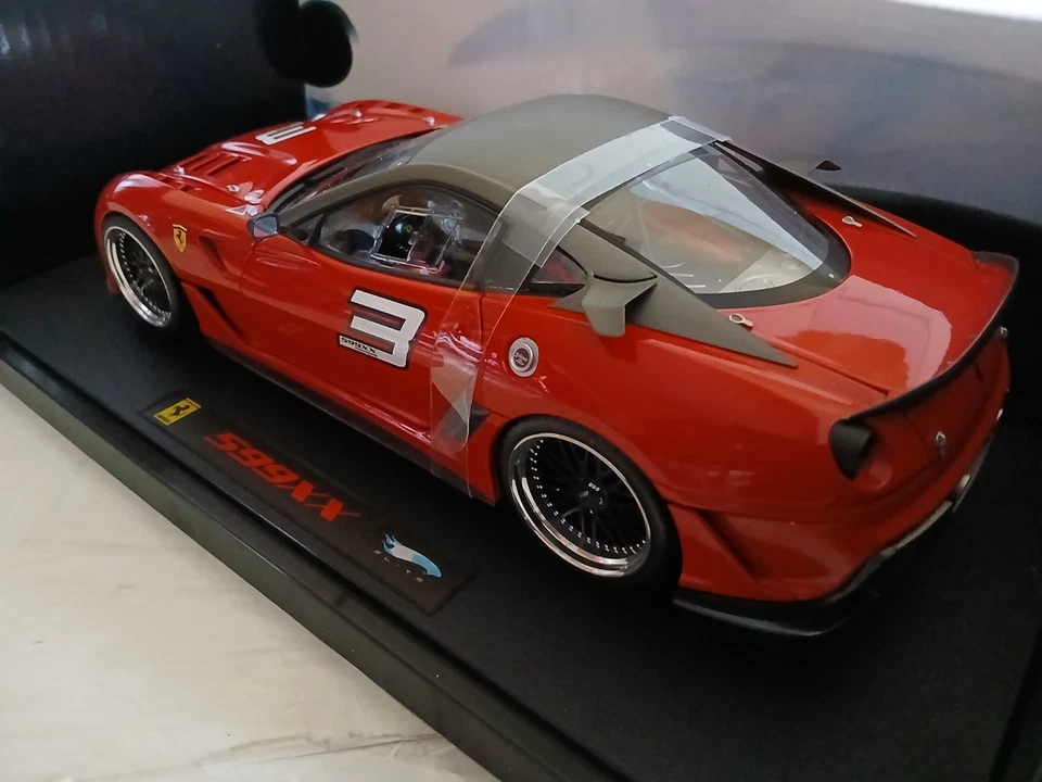 FERRARI 599 XX HOTWHEELS ELITE LIMITED EDITION SCALA 1/18 - Immagine 4 di 4