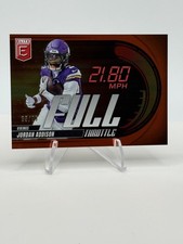 Jordan Addison 2025 Donruss Elite Full Throttle Red SN 7 #/99