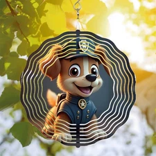 Metal Hanging Wind Spinners & Chimes for Yard & Garden - Whimsical Patterns