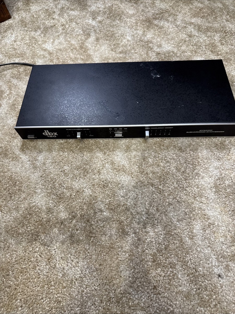 dbx サブハーモニックシンセサイザー 120 完動品 dbx ダイナミックサブハーモニックシンセサイザー#120 | 広島の