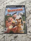 Nickelodeon Barnyard - Sony Playstation 2 PS2 Factory Sealed- HTF Black Case JH