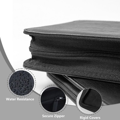 card binder with zipper Mauchuu Trading Card Binder 9 Pocket, Card Binder With Zipper, 360 Card Holder Collection Album Folder For TCG MTG, Games Sports Photos, Black