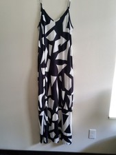 Summer Maxi Geometric shape Black and White Size XL
