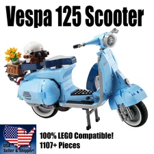 ICONS L-like *** Vespa 125 Scooter *** Comp: 10298, NEW IN BOX, 1107+ Pieces