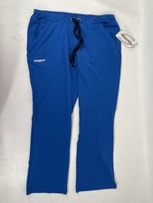 Skechers Barco Scrubs 3PKT Drawcord Knit Waist Pants Womens LP New Royal NWT