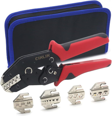 Ratcheting Wire Crimping Tools Set,For molex,JST,dupont style Open Barrel Termin