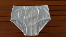 slip kangourou blanc homme vintage M