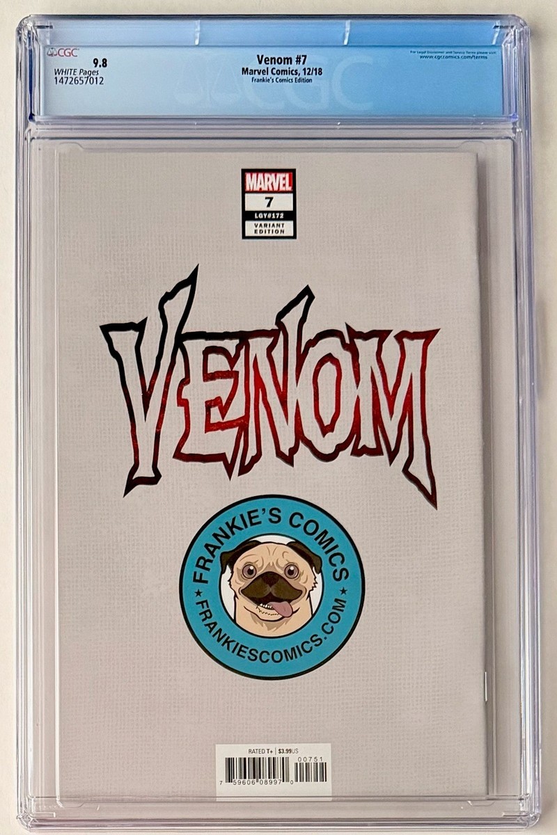 VENOM #7 • CGC 9.8 • 2018 • CLAYTON CRAIN TD VARIANT • GAUNTLET