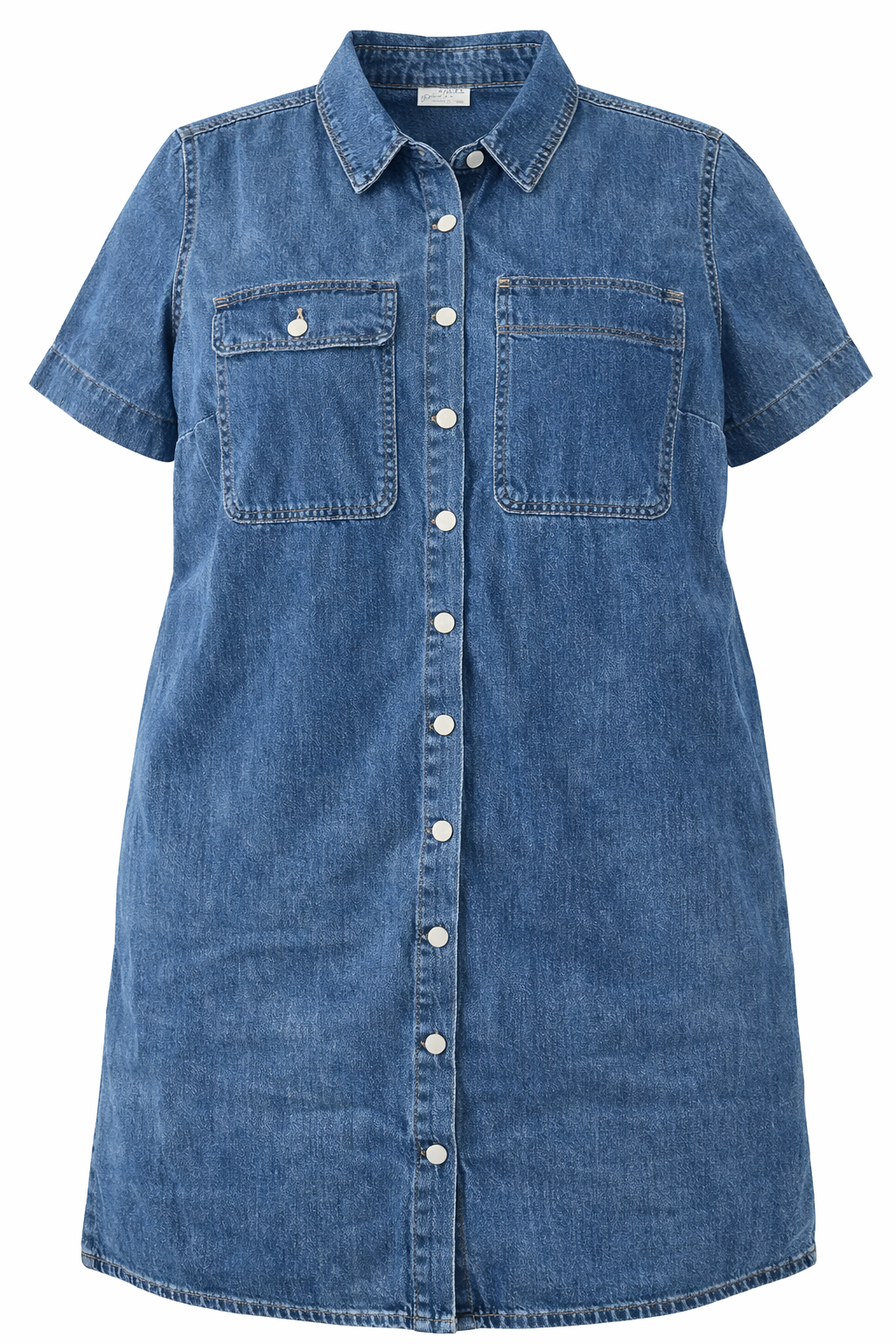 Universal Thread Women’s Denim Dress NWT Button Up Utility Midi - Size XXL
