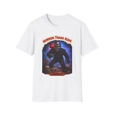 Horror Trash Kids Chromeskull- Laid to rest T-Shirt | Slasher Skull Design