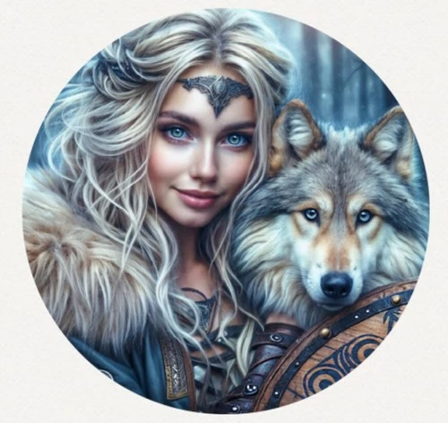 Hayleybug 1 oz White Fang Embrace silver Round w/ COA mintage 15