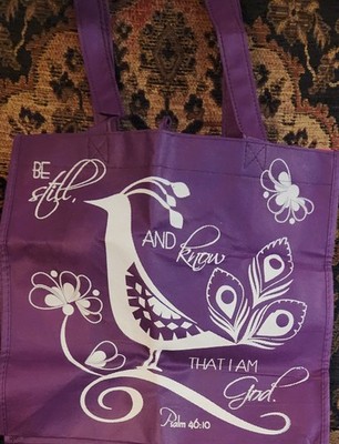 Purple bag with god verses