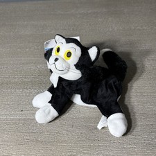 Vintage NWT Disney Store Mini Bean Bag FIGARO 8" Pinocchio Beanie Plush Toy