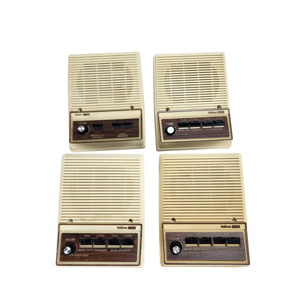 Unidad principal sistema de intercomunicación de música NuTone Scovill de colección de los años 80 con radio SIN PROBAR Foto 3 de 4