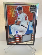 2026 Panini Stars And Stripes Paul Skenes Silver Prism #USA-PS Game Worn Patch