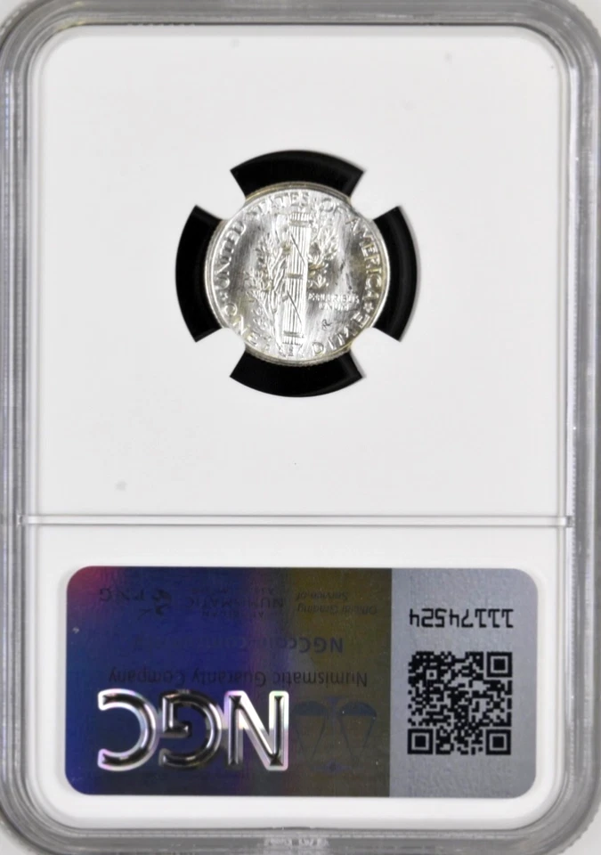 1941-D MERCURY DIME 10C NGC MS67*FB POP 1 - Green Label “SUPERB EYE APPEAL” 🥇 - Image 3 of 4