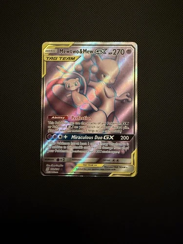 New ListingPokemon Sun and Moon Unified Minds Mew Mewtwo Tag Team 222/236