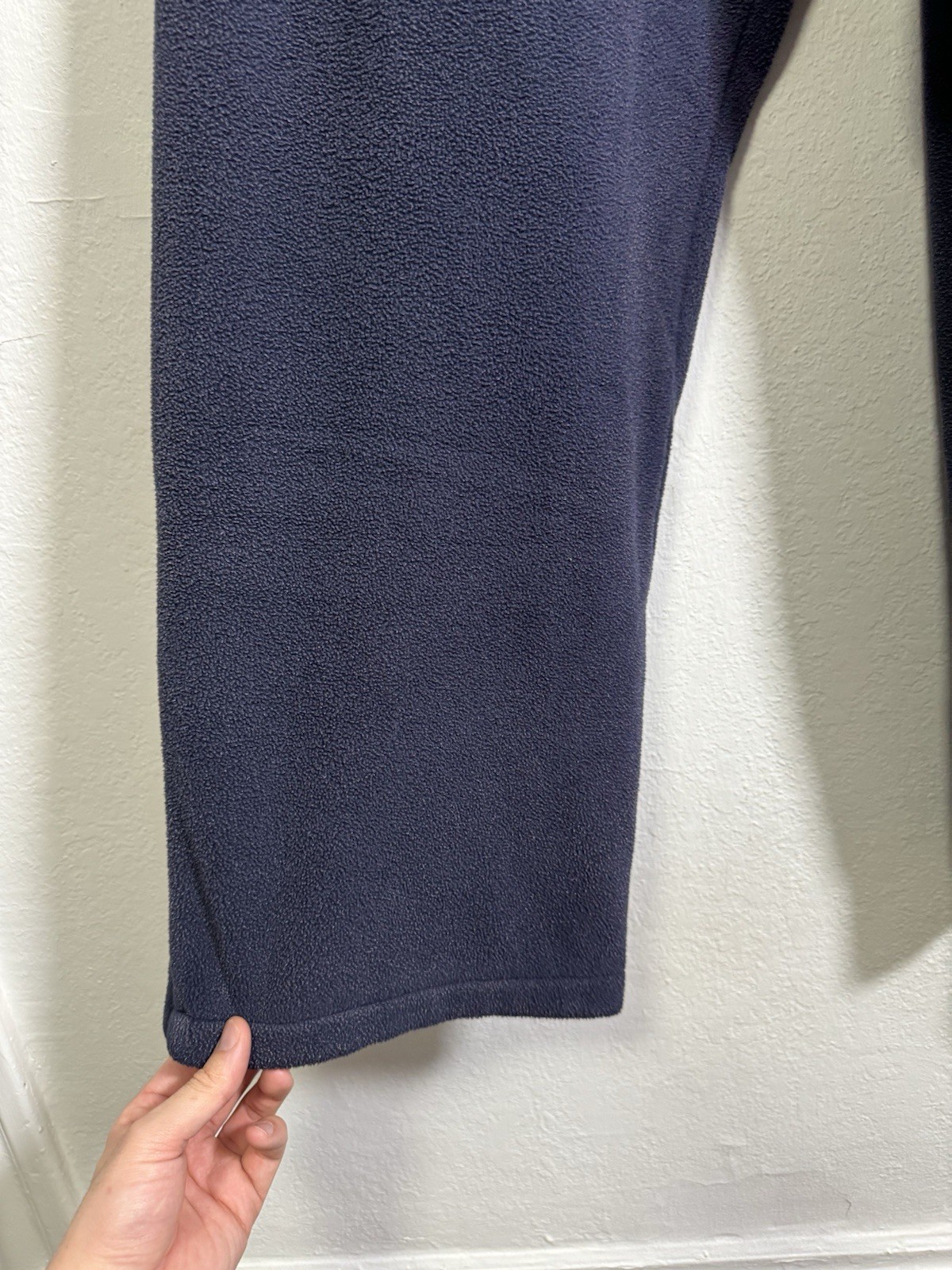 NEW GAP x YEEZY YZY x BALENCIAGA Polar Fleece Navy Baggy Sweat Pants Men Sz L thumbnail 2