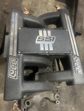 86-93 Ford Mustang Sbf 302 5.0 Bbk Ssi Intake Manifold W Fuel Rail Regulator 86-93 Ford Mustang Sbf 302 5.0 Bbk Ssi Intake Manifold W Fuel Rail Regulator