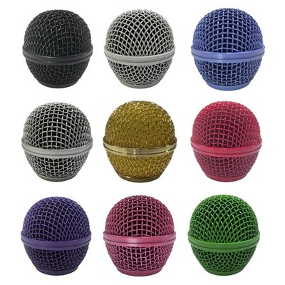 Mic Grill Metal Meshed Cover Head Replacement for SM58S SM58LC BETA58A