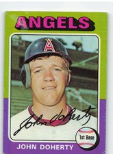 1975 Topps #524 John Doherty - California Angels **Set Break**