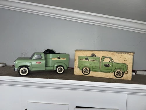 1960s Tonka Farms Horse Truck All Original Near Mint With Box