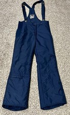 Vintage Obermeyer Ski Snow Jumpsuit Overalls Wool Bib Pants Blue Mens M NICE