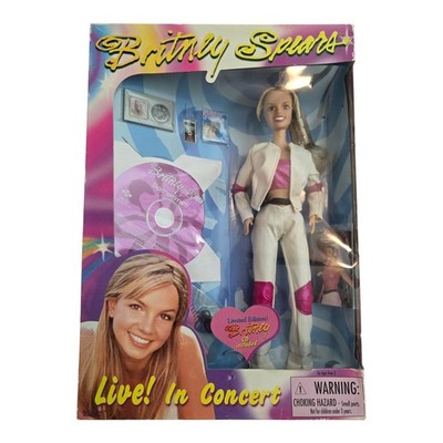 Britney Spears Live in Concert Doll Limited Edition CD Included New in Box