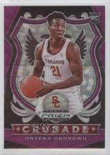 2020-21 Panini Prizm Draft Picks Crusade Purple Wave Onyeka Okongwu #85 07rd