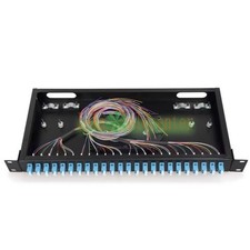 48 core LC with adapter pigtail 24 Ports Patch Panel Fiber Optic Terminal Box