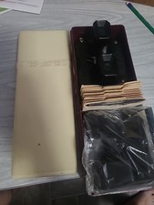 Vintage Sawyer's View-Master lot Maroon Bakelite Storage Case and Asst Reels