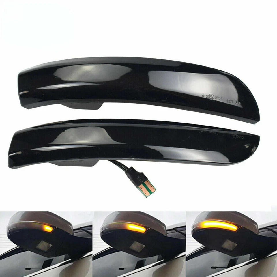 Luz de señal de giro LED secuencial para Ford Escape Focus 2012-2018 Foto 2 de 4